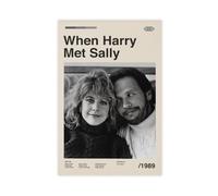 GTJKSX When Harry Met Sally - Billy Crystal Film Poster Canvas Poster Bedroom Decor Landscape Office Room Decor Gift 20x30inch(50x75cm)