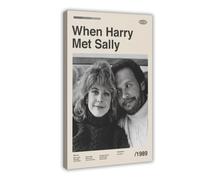 GTJKSX When Harry Met Sally - Billy Crystal Film Poster Canvas Poster Bedroom Decor Landscape Office Room Decor Gift 08x12inch(20x30cm)