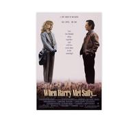 GTJKSX When Harry Met Sally... Canvas Poster Bedroom Decor Landscape Office Room Decor Gift 12x18inch(30x45cm)