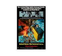 GTJKSX Where The Eagle Dares - Movie Poster Canvas Poster Bedroom Decor Landscape Office Room Decor Gift 20x30inch(50x75cm)