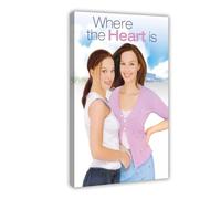 GTJKSX Where The Heart Is Canvas Poster Bedroom Decor Landscape Office Room Decor Gift 24x36inch(60x90cm)