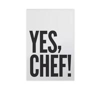 GTJKSX Yes Chef - Wall Art Poster Canvas Poster Bedroom Decor Landscape Office Room Decor Gift 24x36inch(60x90cm)