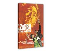 GTJKSX Zorba The Greek Canvas Poster Bedroom Decor Landscape Office Room Decor Gift 24x36inch(60x90cm)