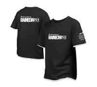 GTKRMXOB Mens T-shirts Tracksuit for Rainbow Six Siege Printing Polo Shirts Active Tee Top Clothes Stitching Half Sleeve Stretch Casual Short Sleeve-Black||XS