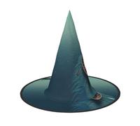 GTKSYNVE Boat Rowing Lake Halloween Decorations Witch Hat 3 PCS, Wizard Hat for Party Costume Accessory Dress up Hats