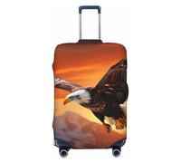 GTKSYNVE eagle flying in the sunset Luggage Cover for Suitcase Tsa Approved, Spandex Stretch Suitcase Protector Washable Baggage Covers Travel Luggage Sleeve Large Suit Case Cover Fit 18-32 Inch