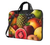 GTKSYNVE Fresh Juicy Fruits Laptop Bag 14 inch Business Briefcase for Men Women Water Resistant Laptop Shoulder Bag
