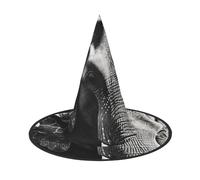 GTKSYNVE Halloween Decorations Witch Hat 1, Black and White Elephant Wizard Hat for Party Costume Accessory Dress up Hats