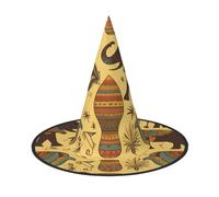 GTKSYNVE Halloween Decorations Witch Hat 3 PCS, Africa Elephant Wizard Hat for Party Costume Accessory Dress up Hats