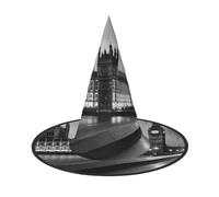 GTKSYNVE Halloween Decorations Witch Hat 3 PCS, Houses of parliament Wizard Hat for Party Costume Accessory Dress up Hats