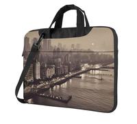 GTKSYNVE Mumbai city of dreams Laptop Bag 13 inch Business Briefcase for Men Women Water Resistant Laptop Shoulder Bag