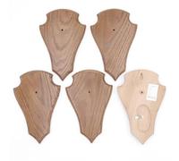GTKv50.85/1KF-5 Trophy Signs Deer Pack of 5 Pointed AF 21 cm x 13 cm Brown Oak without Mounting Bracket