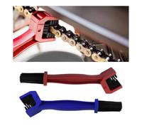 GTLM 2PCS Motorcycle Chain Brush,Double-Ended Motorcycle Chain Cleaner with Three-Sided and Long Bristles,Universal Motorcycle Chain Cleaning Kit for Motorcycle Bicycle Mountain Bike