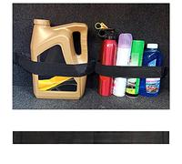 GTLM 80cm Elastic Car Trunk Organizer Straps with 2 Pocket,Car Organizers,Organize the Cluttered Trunk Keeps Items from Rolling Around,Universal Automotive Interior Accessories (Length 80CM)