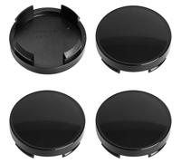 GTME 4Pcs Hub Centre Caps 55mm for Ford Fiesta 2011-2023 Wheel Centre Caps Wheel Hub Caps Stable Car Wheel Center Hub Caps Fit Car Center Hubcap for Alloy Rims,Black-
