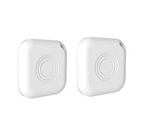 Gtminan Air Tracker Tag 2 Pack Smart Bluetooth Tracker, SmartTag Holder Works with Apple Find My (iOS Only) Key Finder Item Locator with Sound, Waterproof GPS Tracker for Pets, Luggage, Children etc