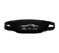 GTO American Muscle Car Collector Classic Cars Owner Fanny Pack, White, M-L