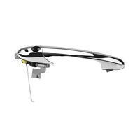 GTOQEV Car Outer Handle for Fiat 500 12-18 68069942AC Left Hand Drive Right Passenger Side Exterior Outer Door Handle(Left)