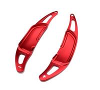 GTOQEV Steering Wheel Shifter for Benz for AMG for GLA45 for SL63 for A45 for C63 for E63 for S65 for CLS6 W176 W205 W213 W222 Car Steering Wheel Shift Shifter Paddle(Red)
