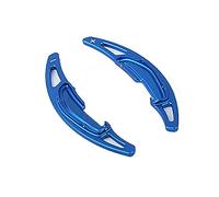 GTOQEV Steering Wheel Shifter for BMW for M2 F87 for M3 F80 for M4 F82 F83 for M5 F10 for M6 F12 F13 for X5M F85 for X6M Al Alloy Car Steering Wheel Shift Paddle Extension(Blue)
