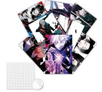 GTOTd Adventure Anime Wall Poster (8Pcs 11.4" x 16.5") 29 × 42 cm, Anime Merch Unframed Version HD Printing Coated Poster for Living Room Bedroom Club Wallart Decor