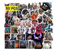 GTOTd Baldur's Gate Stickers (50Pcs Large Size) Viny Waterproof Video Game Stickers for Teens DIY Decal Party Supplies for Water Bottle Luggage Guitar Skateboard