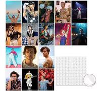 GTOTd Singer Star Wall Poster (16Pcs with Wall Collage Kit) 29x 21 cm, Music Merch Unframed Version HD Printing Coated Poster for Living Room Bedroom Club Wallart Decor