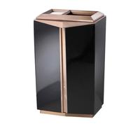 GTOULHH Disposal Bins Waste Recycling Bins Square Metal Outdoor Dustbins With Ashtray Seat Trash Can Hotel Vertical Workplace Waste