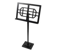 GTOULHH Music Stand for Sheet Music, Wooden Music Stands Portable Music Holder Vintage Style Sheet Music Stands For Choir Church Sheet Music for Violin Players(Black)