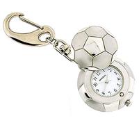 GTP Unisex Novelty Football with Cover Clock Keyring an Ideal Gift IMP718