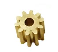 GTPBAO 0.5 Module Cylindrical Flat Gear 0.5M 8T 9T 10T 11T 12 Teeth Copper Spur Gear 2mm Tight Fit Shaft DIY Motor Pinion shaft hardware(10 teeth)