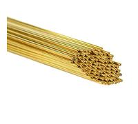 GTPBAO 100PC Single Hole Brass Electrode Tube OD 0.3mm 0.5mm 0.6mm 0.7mm 1.6mm 2mm 3mm for Drilling Machine 500mm Straight(0.8mm X 500mm)