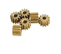GTPBAO 10pcs 0.3 Module 9 Teeth Flat Spur Gear 3.3mm Diameter Cylindrical Gear 0.8mm 1mm 1.2mm Motor Shaft 0.3M 9T Pinion shaft hardware(3mm thick 1.18mm bore)