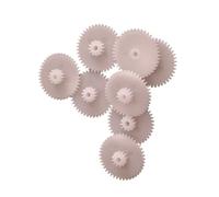 GTPBAO 10pcs 0.5 Module 18T 10T Plastic Double Layer Gear 18102A Reduction Pinion 2mm Tight Fit 10 Teeth 18 Teeth Duplex Gear shaft hardware