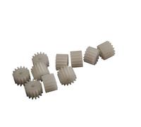 GTPBAO 10pcs 0.5M 12T Plastic Gear 7mm Diameter 5mm Thickness 0.5 Module 12 Teeth Straight Teeth Gear 122A 122.5A 123A Pinion shaft hardware(2.5mm tight fit)