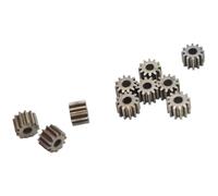 GTPBAO 10pcs 112.3A Flat Spur Gear 11 Teeth Iron 0.5M 0.6M 11T Straight Teeth Gear 2.3mm Tight Fit Motor Shaft Pinion shaft hardware(0.6m 11T)