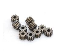 GTPBAO 10pcs 3mm Thickness Pinion 7 Teeth Spur Gear 0.8mm 1mm 1.2mm Motor Shaft 0.3 Module 0.4 Module 7T Straight Teeth Gear shaft hardware(2.7mm OD 0.78mm bore)
