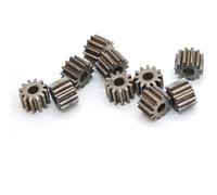 GTPBAO 10pcs 8 Teeth Motor Shaft Gear 5mm Thickness Straight Teeth 2mm Tight Fit 0.5M 0.6M 0.8M 8T Spur Gear 1.98mm Bore shaft hardware(0.5 module)