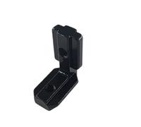 GTPBAO 10Pcs L Shaped Angle Bracket for 2020 3030 4040 4545 Aluminum Profiles 90 Degree Hidden Interior Corner Connector Profile Accessories(Black,30 Series M6)
