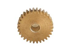 GTPBAO 1pc 0.5 Module 74 Teeth Brass Cylindrical Gear 0.5M 74T Flat Spur Gear Tight Fit Hole 38x5mm Copper Straight Teeth Pinion shaft hardware(3.17mm bore)