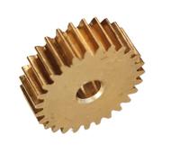 GTPBAO 1pc 0.5M 24T Brass Flat Gear 13mm Diameter 5mm Thick Copper Straight Teeth Spur Pinion 0.5 Module 24 Teeth Cylindrical Gear shaft hardware(8mm bore)