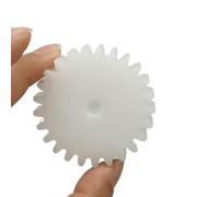 GTPBAO 1pcs 1.25M 10T Cylindrical Gear 1.25 Module 10 Teeth Plastic Flat Spur Gear 15mm Diameter 10mm Thickness Pinion Steering Hardware(6MM BORE)