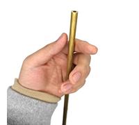 GTPBAO 1Pcs 500mm H62 Brass Tube Capillary Pipes Outer Diameter 1mm 1.2mm 1.5mm 2mm 3mm 10mm Straight(9x6x500mm)