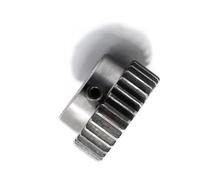 GTPBAO 1pcs Carbon Steel 0.7M 15T Spur Gear with Step 3mm 3.17mm 4mm Bore 0.7 Module 15 Teeth Straight Teeth Cylindrical Gear Steering Hardware(3.17mm)