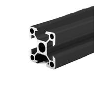 GTPBAO 2020 V Type Slot Black Aluminum Profile European Standard Linear Square Rail for DIY Furniture Fish Tanks Rack Cabinet Frame Extruded rail(350mm long)