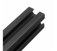 GTPBAO 20x20mm Aluminum Square Tube 6mm T Type Slot 2020 Black Extrusion Profile for Fish Tank Frame Stands Exhibition Rack Extruded rail(350mm 13.78")