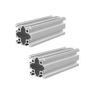 GTPBAO 2pcs 4040 V Type Slot Aluminum Profile Square Frame 40x40mm Frame Linear Extrusion for Flower Racks Display Cabinet Frame Extruded rail(350mm long)