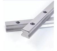 GTPBAO 2pcs Linear Rail Guide HGR25 23mm Width 20mm Height Bearing Steel Linear Motion Guide Rail for Slider Tracks CNC Machine load rail(350mm 13.78" long)