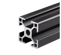 GTPBAO 3030 Aluminum Profile Black Anodized Square Linear Extrusion Rack 1.8mm Wall Thick Square Rail Framework Extruded rail(350mm)