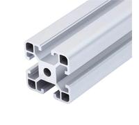 GTPBAO 4040 Anodized Aluminum Profile European Standard 40x40mm Rail Square Rack for Cabinet Climbing Rack Equipment Stand Extruded rail(350mm long)